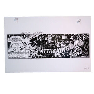 Jack Kirby Skymasters Panel Comic Art Reproduction Print 17 x 11 Limited Edition